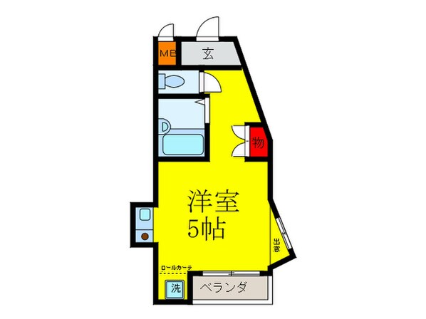 エレガンス高木３号館の物件間取画像